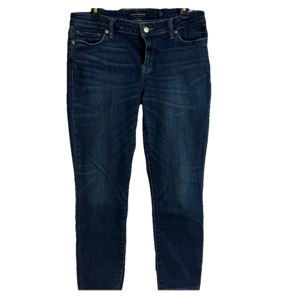 Lucky Brand Ankle‎ Skinny Crop Dark Rinse Jeans 12/31